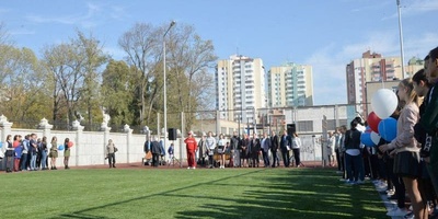 В Белгороде обновили еще один школьный стадион