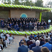 Торжественная церемония открытия амфитеатра в Ботаническом саду