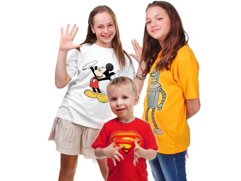 Прикольные футболки с яркими надписями и рисунками для детей