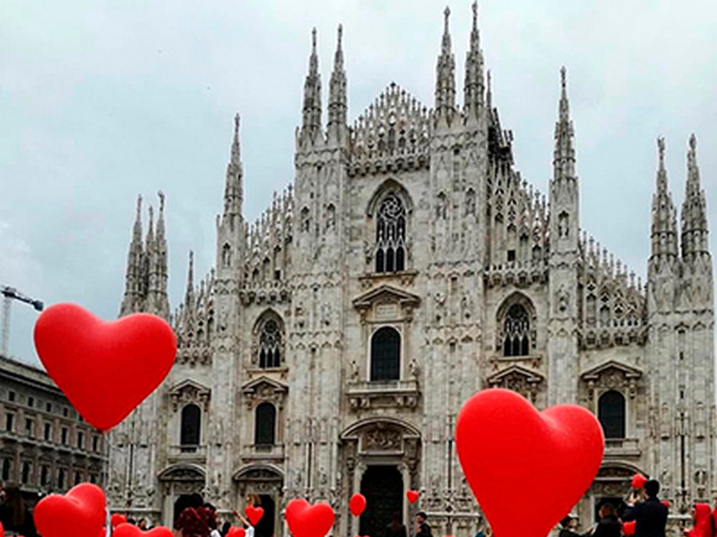 Время романтики — день святого Валентина в Италии