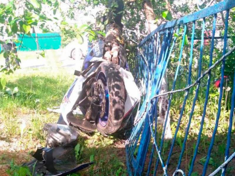 В белгородском селе разбился мотоциклист