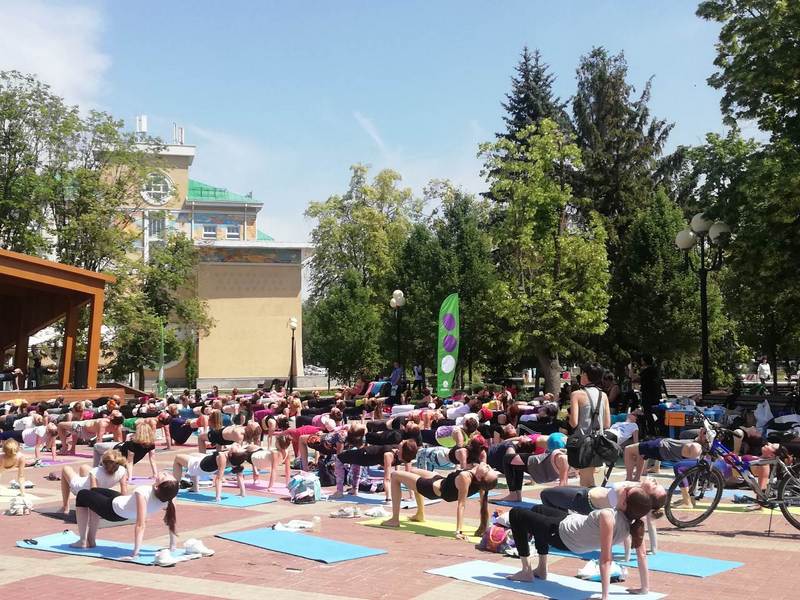 Белгород превратился в столицу йоги