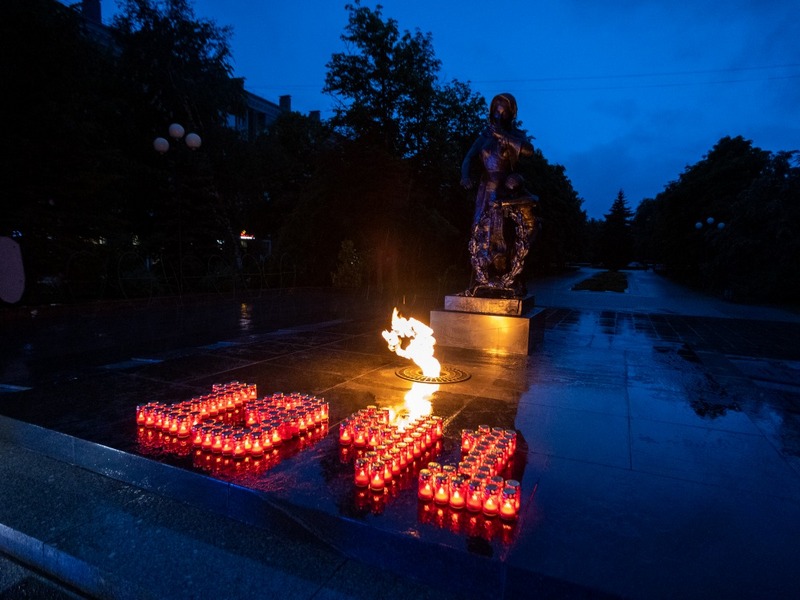 В Белгороде прошла акция "Свеча памяти"