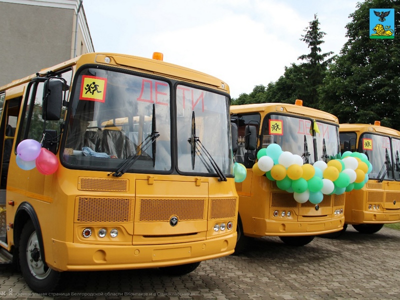 В школы Белгорода поступают новые автобусы