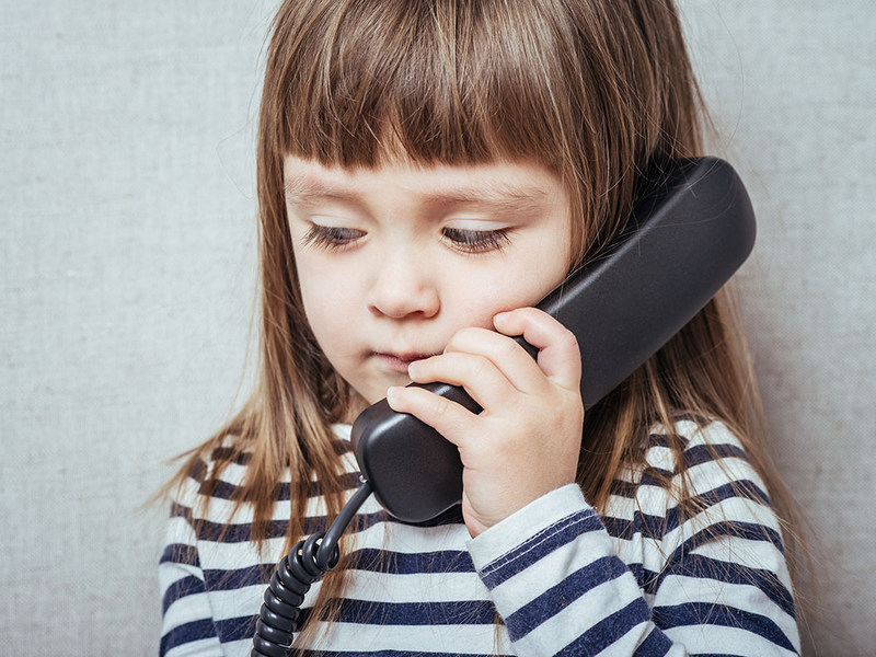 Дети смогут рассказать о своих проблемах по телефону