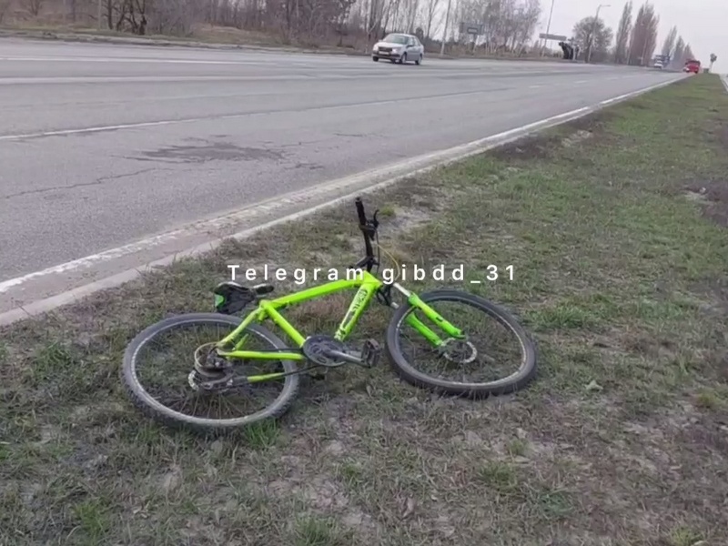 В Белгородской области подросток на велосипеде попал под машину