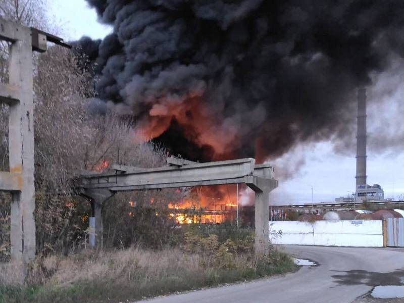 Пожар на предприятии в Шебекино локализован