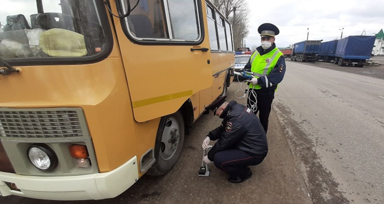 Белгородские автоинспекторы отправили на стоянку 740 неисправных автобусов