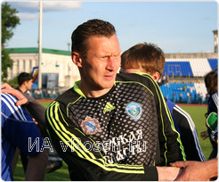 Голкипер Валерий Чижов в прошедшем сезоне