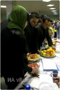 Презентация блюд от команды Афганистана