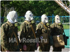 Проверка снаряжения у санитарного поста