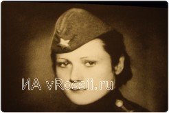 Лейтенант медицинской службы О. Шкурдалова - хирург 18 танкового корпуса 5 гвардейской танковой армии. Фото 1944 г.