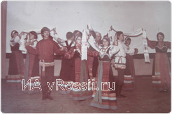 Выступление народного ансамбля ПТУ № 6  (70-е годы)