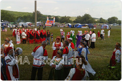 Жители разных районов Белгородской области на фестивале 