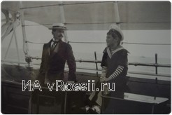 <em>Цесаревич Алексей и его учитель Пьер Жильяр. 1911 год</em>