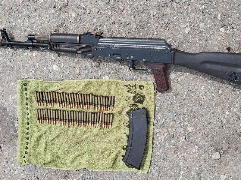 Задержан мужчина с оружием и боеприпасами