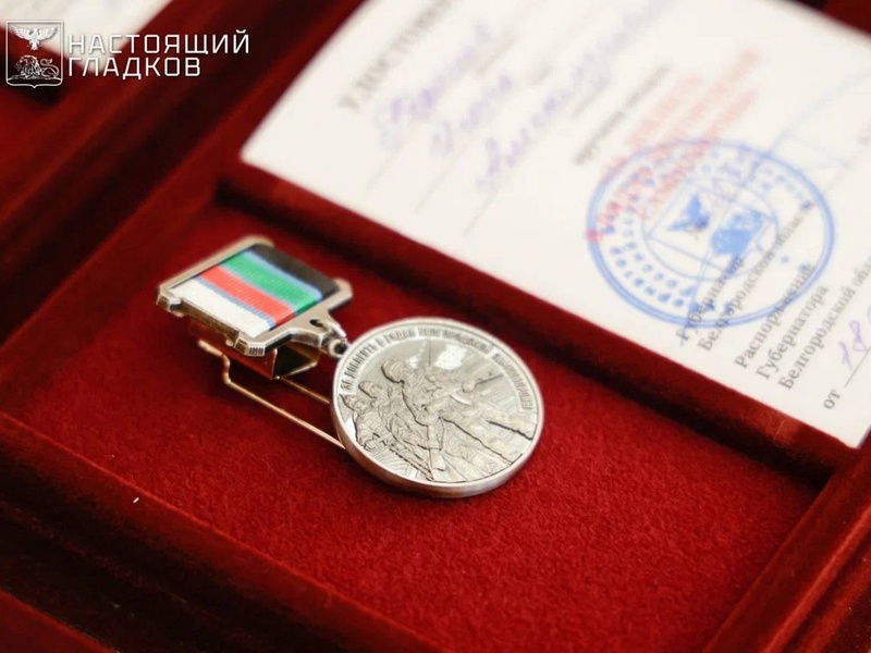 В Белгороде наградили бойцов самообороны