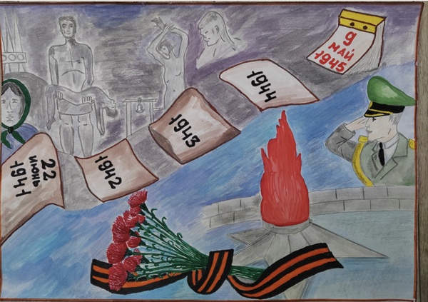 Дети рисуют Победу