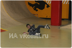 Без падений не обошлось.