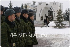 У памятника погибшим в локальных военных конфликтах