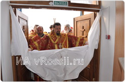 Освещению нового храма в селе Лапыгино