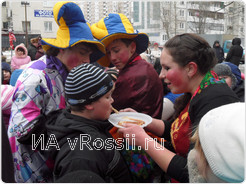 Самый вкусный конкурс - конкурс на поедание блинов